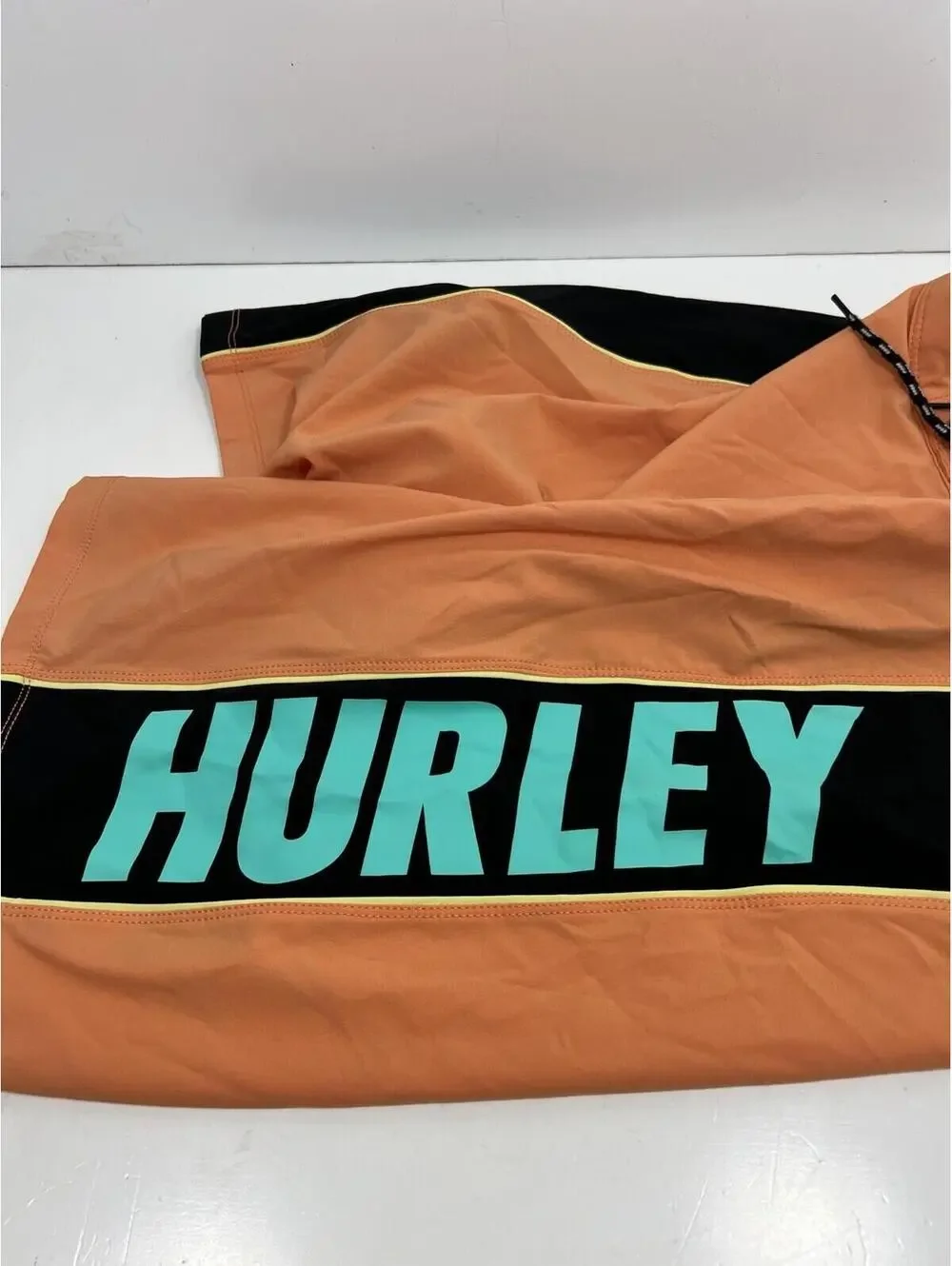 Hurley Phantom Men’s Swim Surf Trunks Boards Shorts Size 30 Orange - Picture 7 of 9